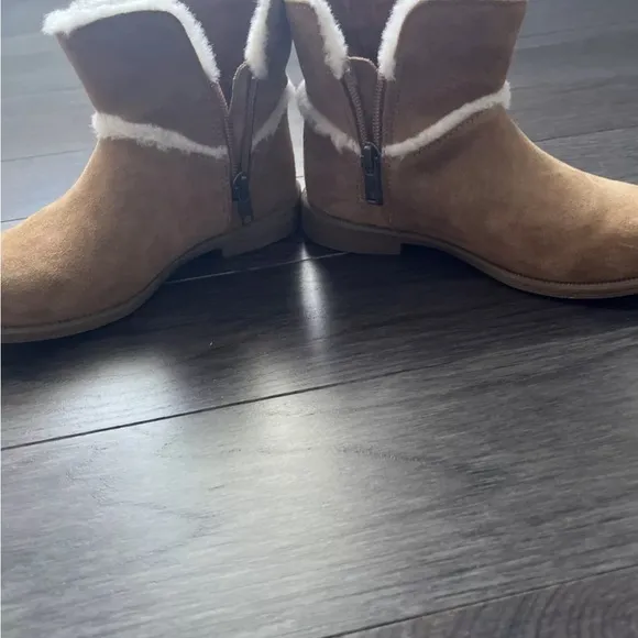 Cozy Suede Shearling Boots