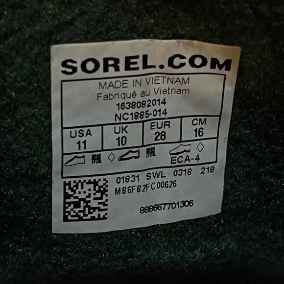 Sorel Blue and Yellow Snow Boots