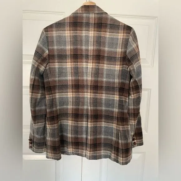Symmetry Plaid Blazer